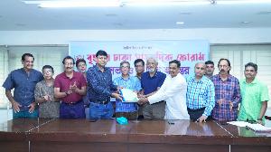 জিডিজেএফ-এর নতুন কমিটির দাযিত্ব গ্রহণ