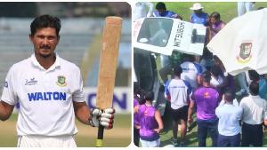 মাঠেই অসুস্থ হয়ে লুটিয়ে পড়লেন বরিশালের ব্যাটার ফজলে রাব্বি